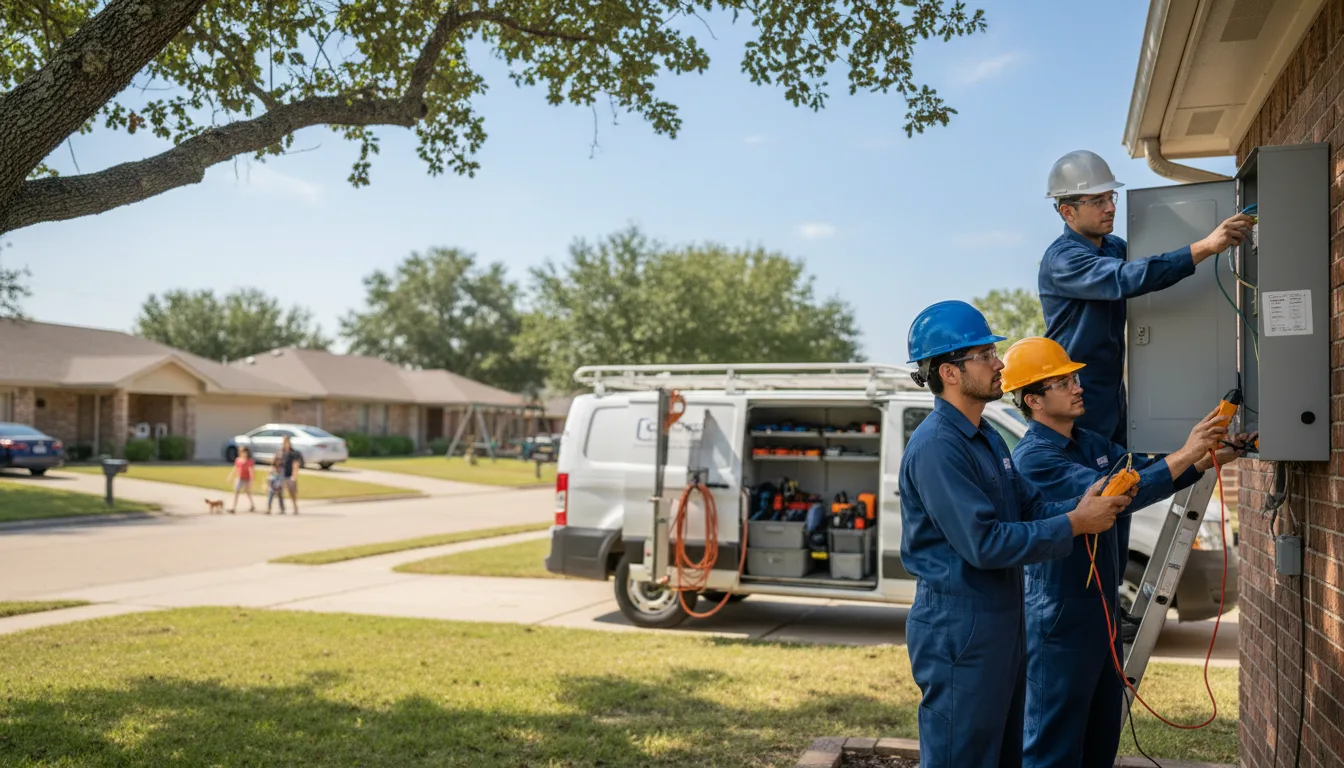 Certified electrician providing emergency electrical services in Fleetwood, NC